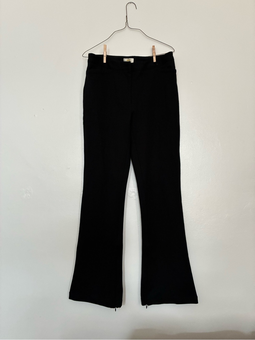 Maeve by Anthropologie Black Boot-Cut Flare Pants